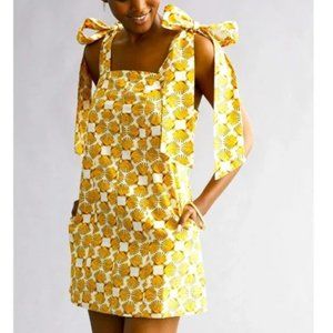 Anthropologie Maeve Tie-Strap Mini Dress